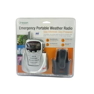 Emergency Portable Weather Radio Model WR-601 NOAA Oregon Scientific NEW